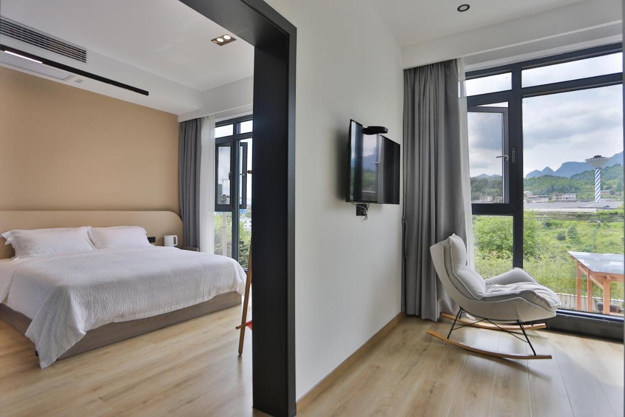 Heaven'S Gate Home Stay --Free Pick Up Service--Panoramic View Of Tianmen Mountain Zhangjiajie Luaran gambar